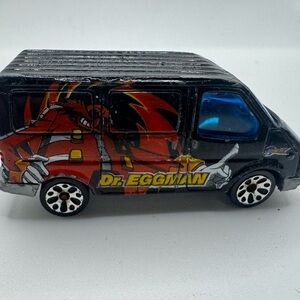 2001 Matchbox Ford Transit custom "Dr. Eggman" From Sonic The Hedgehog HTF